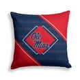 thumbnail image 1 of Pegasus Ole Miss Rebels 18" x 18" Diamond Boxed Decor Pillow, 1 of 1