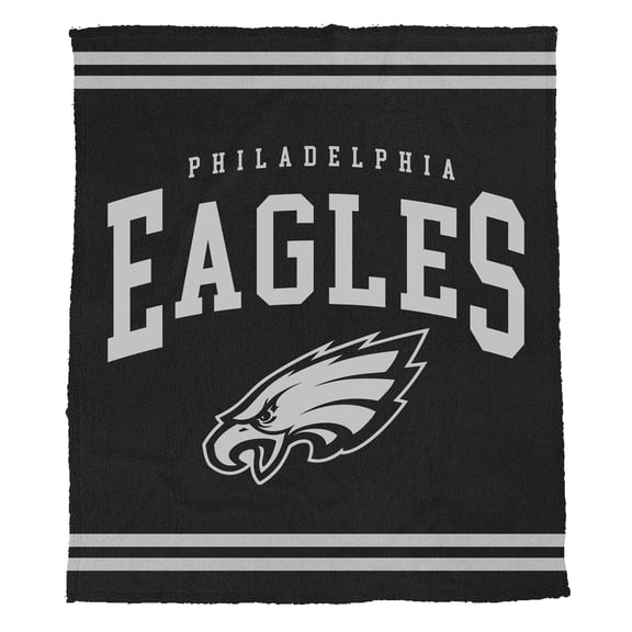 Pegasus Philadelphia Eagles 50" x 60" Midnight Logo Cozy Knit Blanket