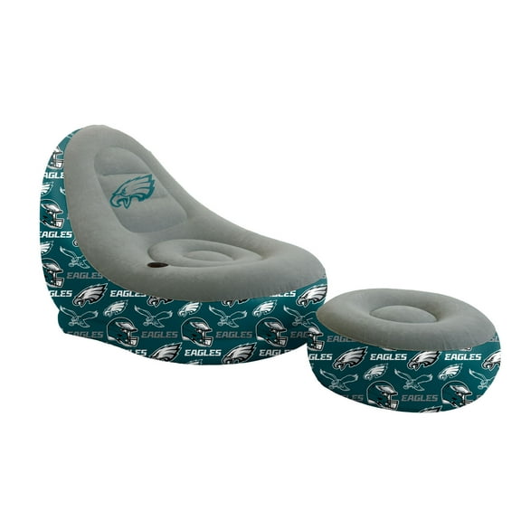 Pegasus Philadelphia Eagles Tonal Logo Inflatable Chair & Ottoman