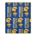 thumbnail image 1 of Pegasus Pitt Panthers 50" x 60" Homefield Stacked Logos Ultra Soft Blanket, 1 of 1