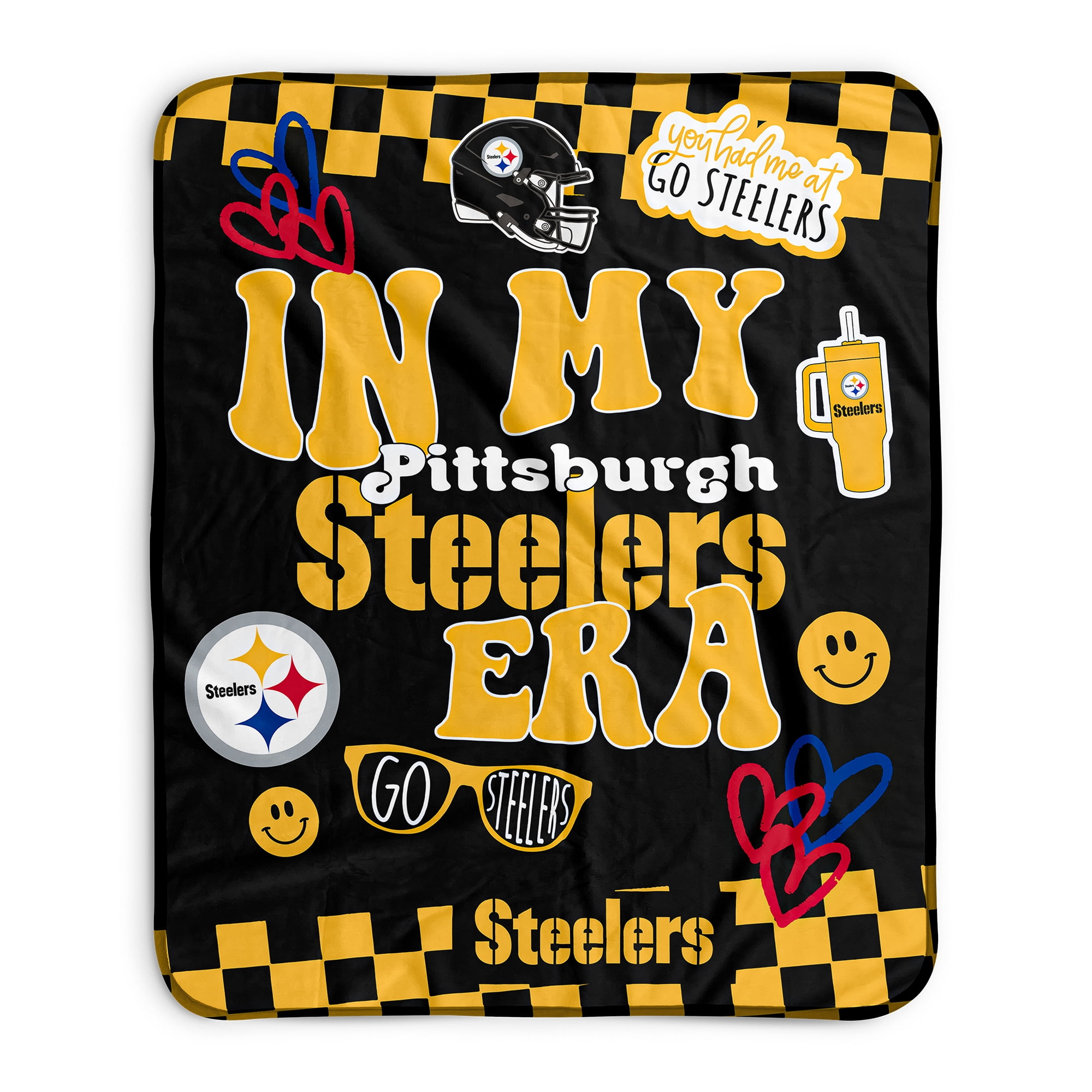 Pittsburgh Steelers Bedding Blankets in Pittsburgh Steelers Team Shop Other Walmart