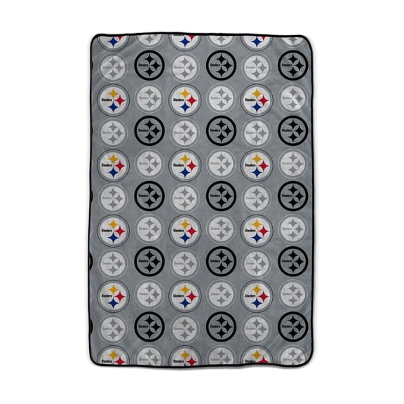 Pegasus  Pittsburgh Steelers 60" x 72" Logo Roll Ultra Soft Blanket