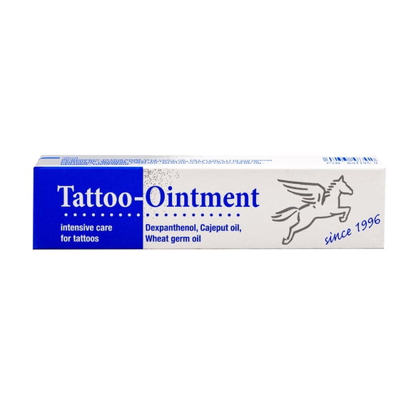 Pegasus Pro Tattoo Creme Ointment 25ml, Daily care, After Inked Tattoo Moisturizer, Aftercare Lotion, with Cajeputoil and Panthenol, Made in Germany