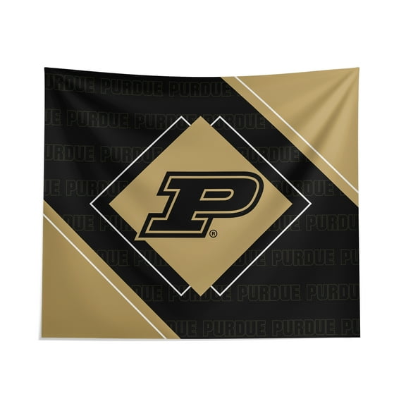 Pegasus Purdue Boilermakers 51" x 60" Diamond Boxed Wall Tapestry