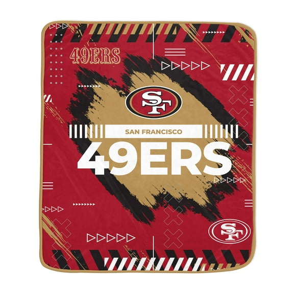 Pegasus San Francisco 49ers 60" x 72" Game Tech Ultra Cozy Blanket