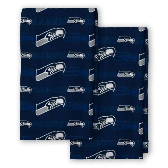 Pegasus Seattle Seahawks 2-Pack Repeat Logo Dish Towel Set