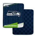 thumbnail image 1 of Pegasus Seattle Seahawks 60" x 70" Diagonal Ghost Checkered Double-Sided Blanket, 1 of 1