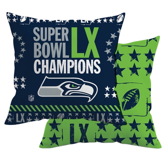 Pegasus Seattle Seahawks Super Bowl LX Champions 16" x 16" Team D-cor Pillow