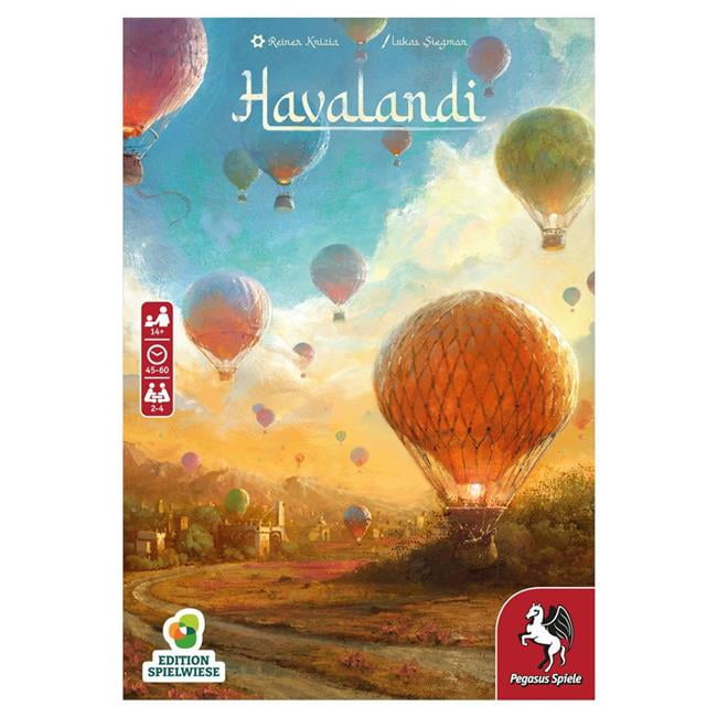 Havalandi Board Game By Reiner Knizia - Hot Air Balloon Strategy Game For 1-4 Players
