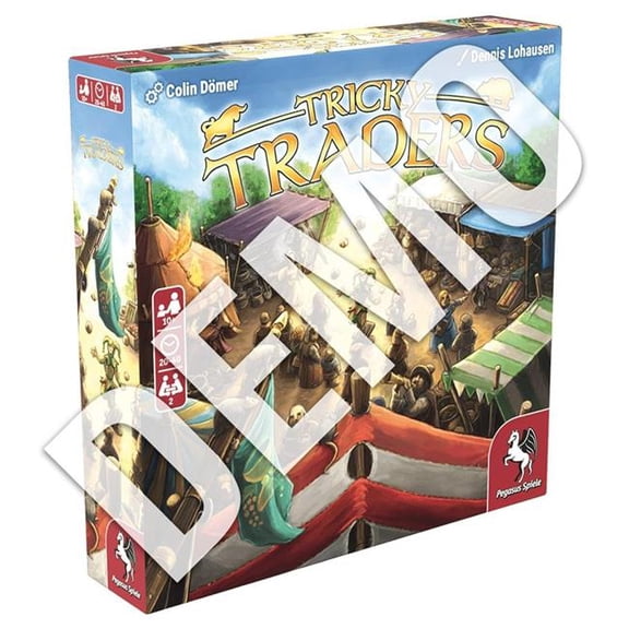 Pegasus Spiele PES18800 Tricky Traders Demo Board Game