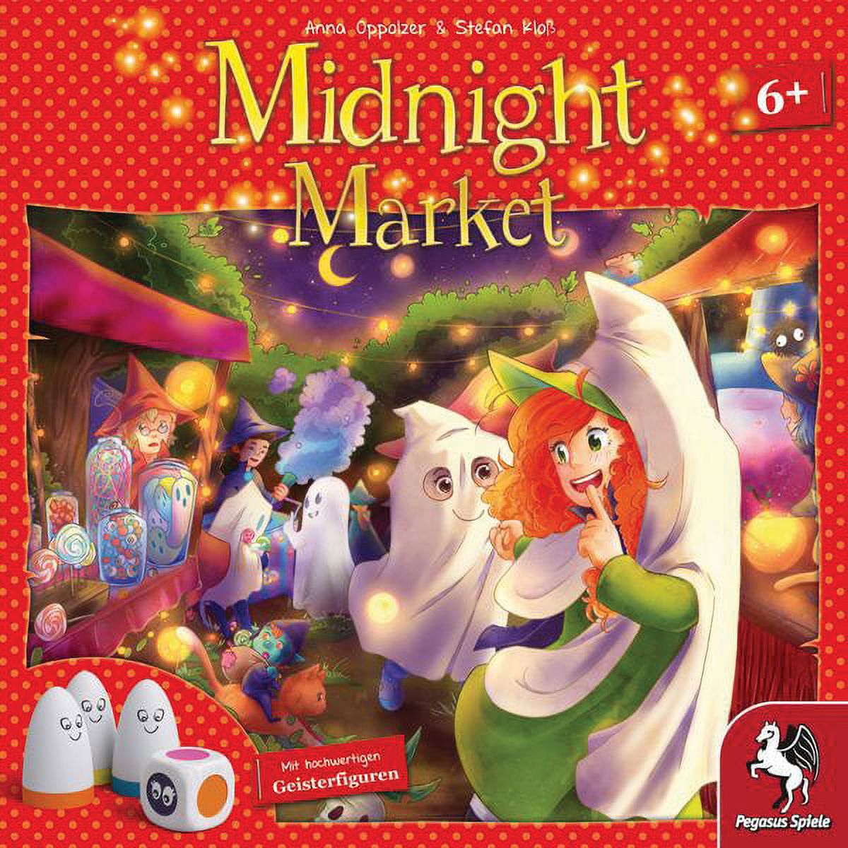 Pegasus Spiele Midnight Market - Gioco Da Tavolo In Tedesco/Inglese