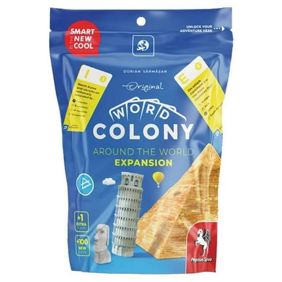 Pegasus Spiele PES800104 Word Colony - Around the World Expansion Board Game