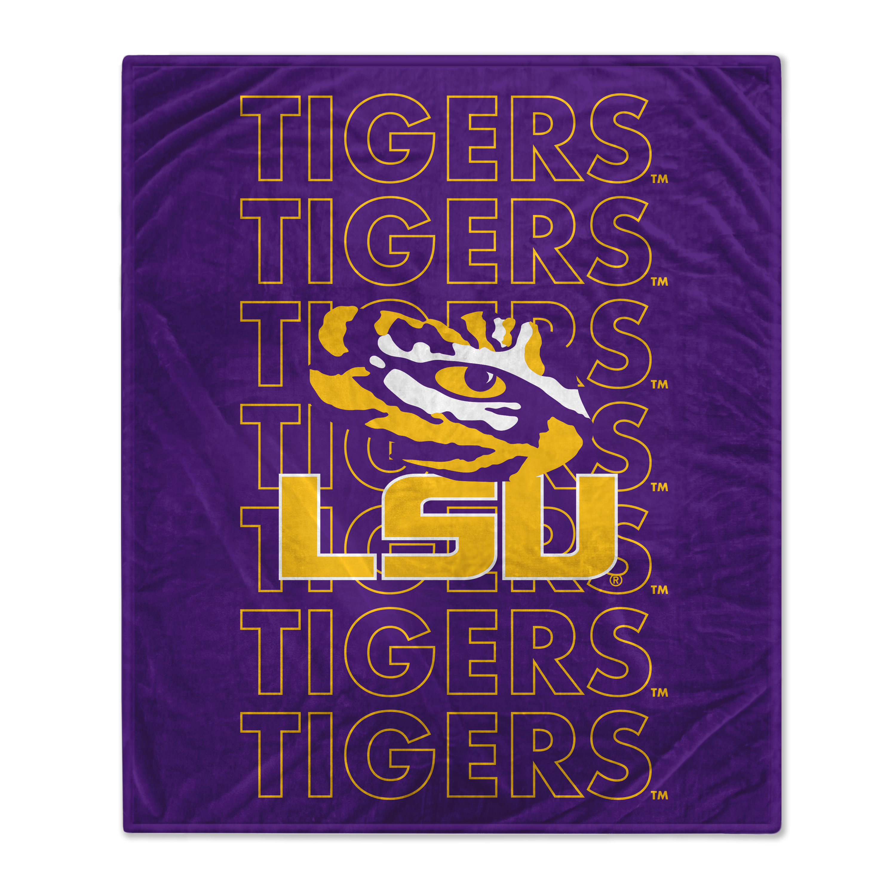 Pegasus Sports Louisiana State Echo Wordmark Ultra Soft Throw
