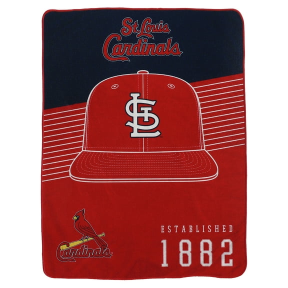 Pegasus St. Louis Cardinals 60- x 80- Hat Stripes Throw Blanket