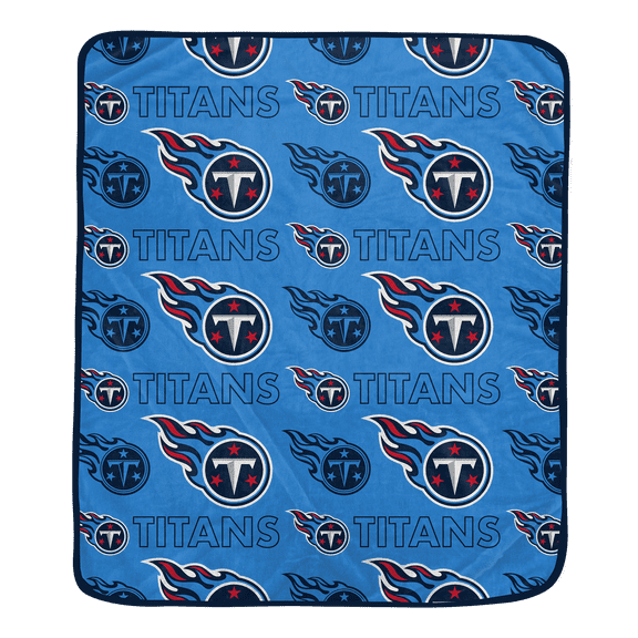 Pegasus Tennessee Titans 50" x 60" Repeat Big Logo Wordmark Ultra Soft Blanket