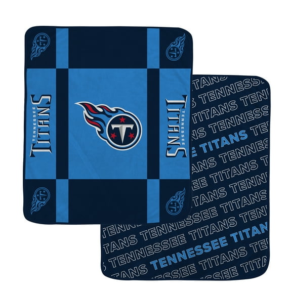 Pegasus Tennessee Titans 60- x 70- Reverse Block Wordmark Double-Sided Blanket
