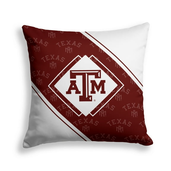 Pegasus Texas A&M Aggies 18" x 18" Diamond Boxed Decor Pillow