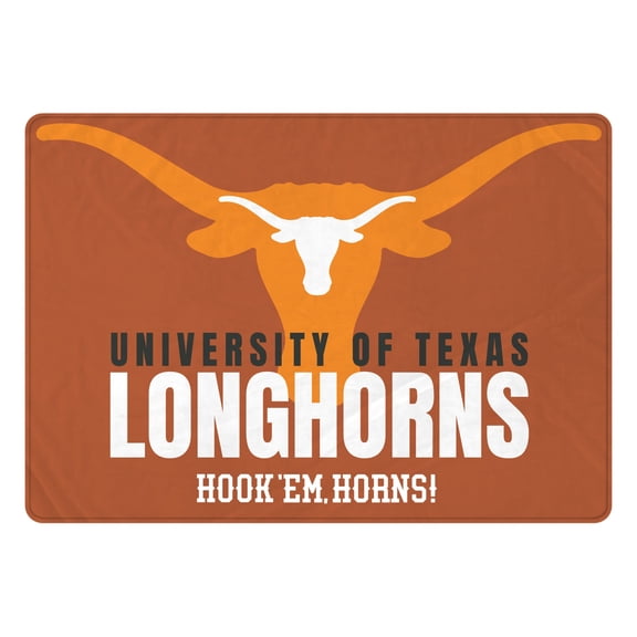 Pegasus Texas Longhorns 60" x 90" Oversized Slogan Fade Ultra Cozy FAN-mily Blanket