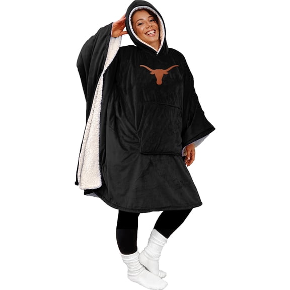 Pegasus Texas Longhorns Team Color 60" x 80" Bloncho Sherpa Fan Cape
