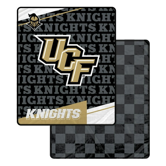 Pegasus UCF Knights 60" x 70" Diagonal Ghost Checkered Double-Sided Blanket