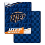 Pegasus UTEP Miners 60 x 70 Diagonal Ghost Checkered Double-Sided Blanket