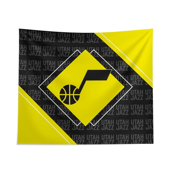 Pegasus Utah Jazz 51" x 60" Diamond Boxed Wall Tapestry