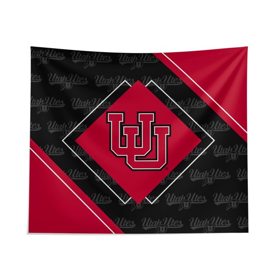 Pegasus Utah Utes 51" x 60" Diamond Boxed Wall Tapestry