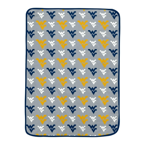 Pegasus West Virginia Mountaineers 66" x 95" Oversized Logo Roll Ultra Cozy Blanket