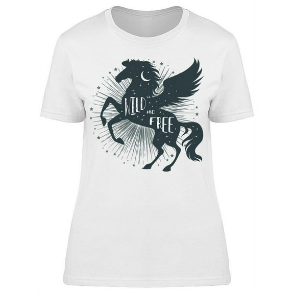 Pegasus: Wild And Free T-Shirt Women -Image by Shutterstock, Female Small