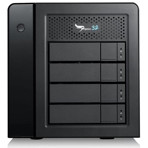 Pegasus32 R4 16TB (4x4TB) 4-Bay Thunderbolt 3 / USB 3.2 Gen 2 RAID Array
