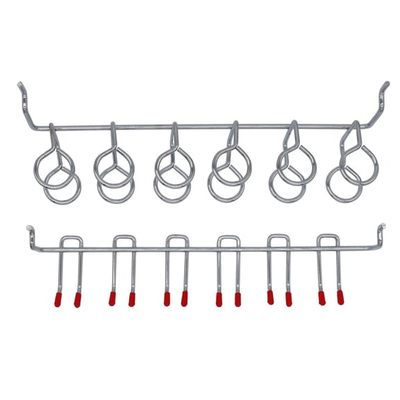 Pegboard 140Pcs Metal Pegboard Hooks Organizer Assortment Kit Peg Locks Hanging Applications