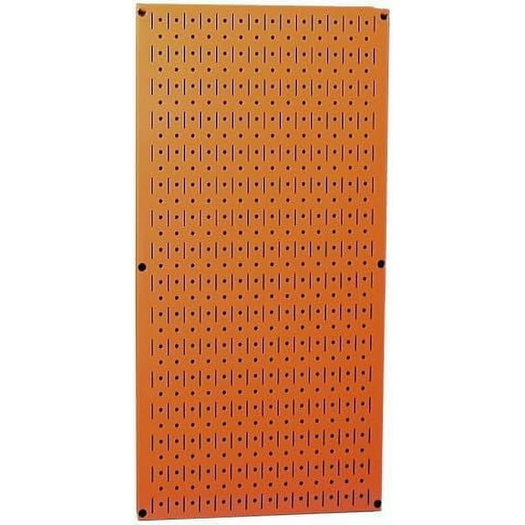 Pegboard 32in x 16in Orange Metal Pegboard Tool Board Panel