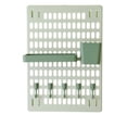 thumbnail image 1 of Duslogis Pegboard Wall Organizer Kit 1 Boards 7 Piece Accessories Combination Hanging Peg Board Wall for Home Office | 16.5"x11.8" Green Pegs for Hanging, 1 of 5