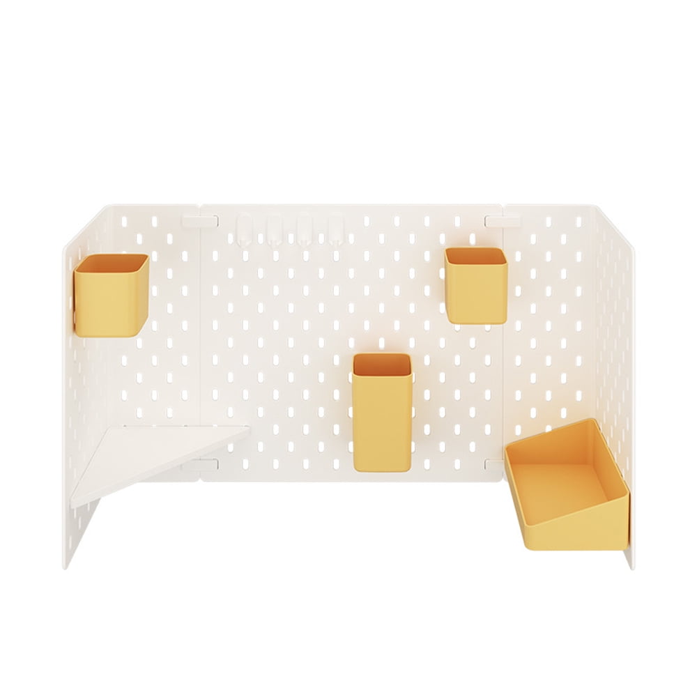 Pegboard Combination Kit Pegboard Panels Storage Shelf Desktop Vertical