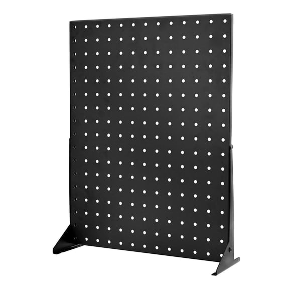 Pegboard Display Stand, 17x13" Tabletop, Cold-Rolled Steel Rack Organizer for Retail & Jewelry Stores, Black 4-Pack