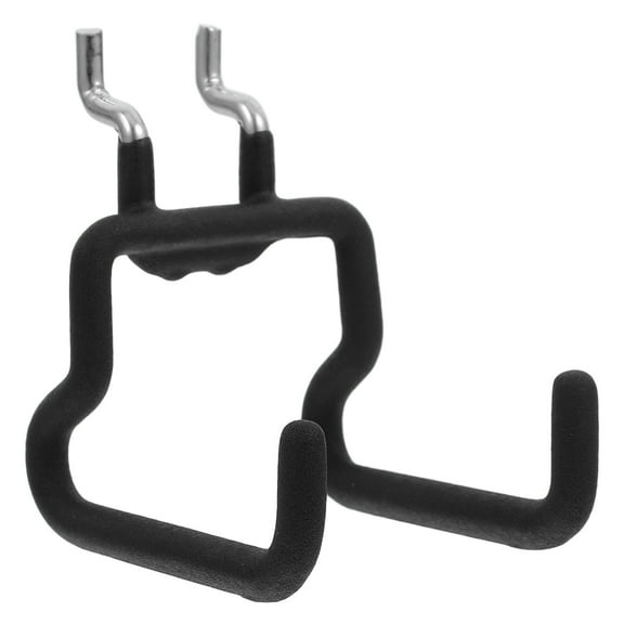 Pegboard Drill Holder Stainless Steel Pegboard Tool Utility Hooks Heavy Duty Pegboard Tool Holder for Power Tools Drill, Hammer Cord Black