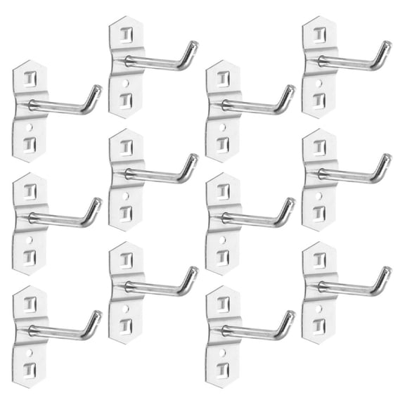 Pegboard Hanging Hook for Desk Shelves Fittings Hooks Home Household Shelf 12 Pcs
