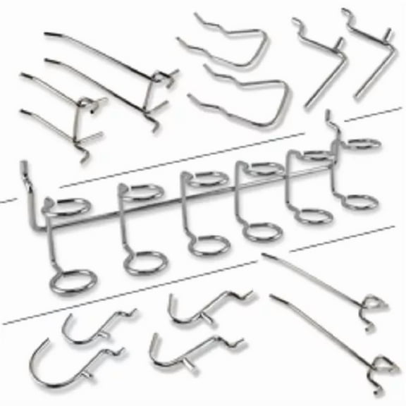 Pegboard Hooks | 50Pc Assorted Wall Storage Shelf Tool Organizer Display Hanger