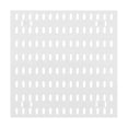 thumbnail image 1 of Pegboard Shelf, Wall Mount Storage Organizer, Plastic Peg Board Rack for Home Office, Small Items Storage Shelf with Hooks, 1 of 6