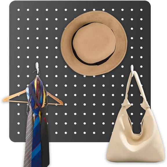 Pegboard Wall Organizer - Peg Board Panels Office Wall Organizer Space-Saving Storage Panels Desktop Organization Living Room Craft Room Study Office Students Kitchen Kids Children Daily