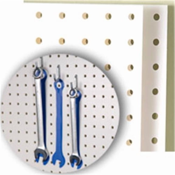 Pegboard - White PP  24 x 48 x 14 in.