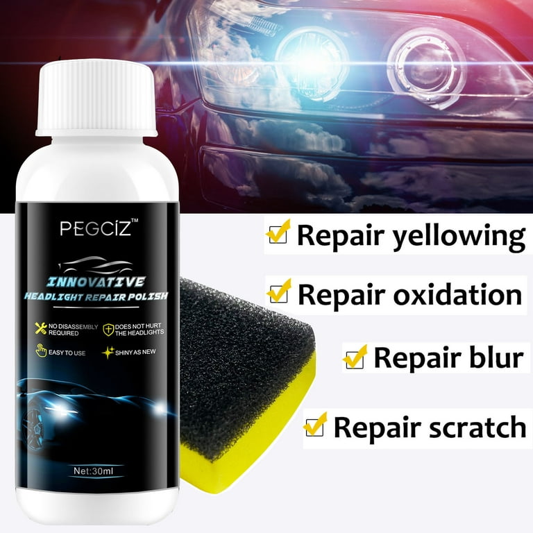 Car Headlight Polishing Agent Scratch Remover Repair Headlight Renewal  Polish Liquid Headlight Restoration Kit Auto Accessories - AliExpress