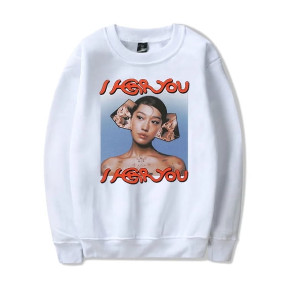 Peggy Gou I Hear You Crewneck Top 2024 New Album Sweatshirts Casual Long Sleeve Hoodie Print Graphic Letters