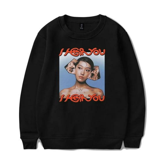 Peggy Gou I Hear You Crewneck Top 2024 New Album Sweatshirts Casual Long Sleeve Hoodie Print Graphic Letters