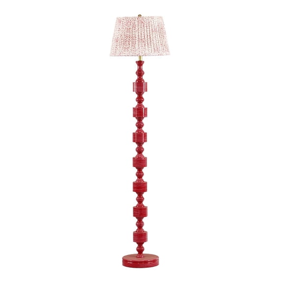Peggy Pink Spotted Floor Lamp