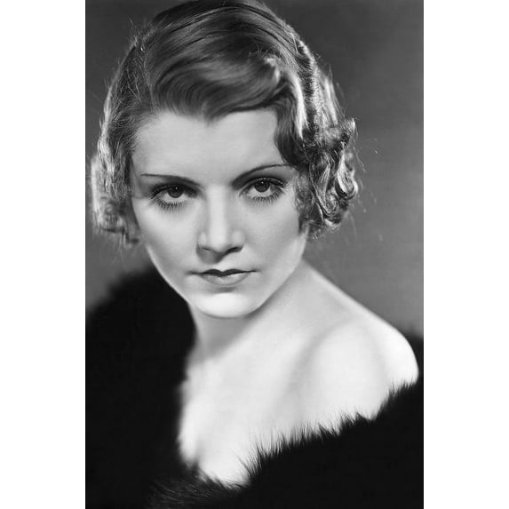 Peggy Shannon bareshoulder in fur 24x36 Poster