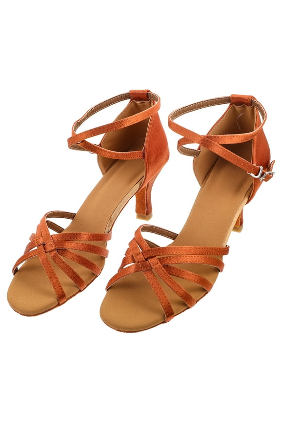 SOPOTUTU Women's Latin Shoes High Heeled Shoes Design 1 Pair