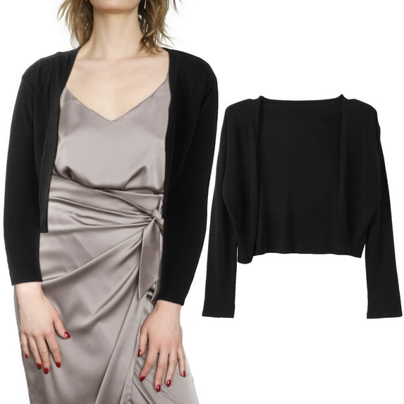 PeggyDoll Cardigan Shrug Over Dress Top Long Sleeve Knitting Cardigan Lightweight Open Front Cardigan Women Top