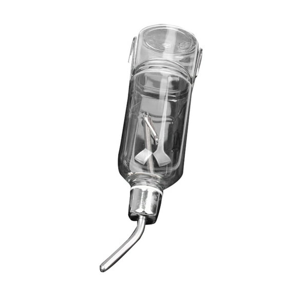 PeggyDoll Squirrel Rabbit Stainless Steel Drinking Fountains Water Feeder Hamster Chinchilla Guinea Drinking Water Bottle Pet Supplies - Size S (180ml)