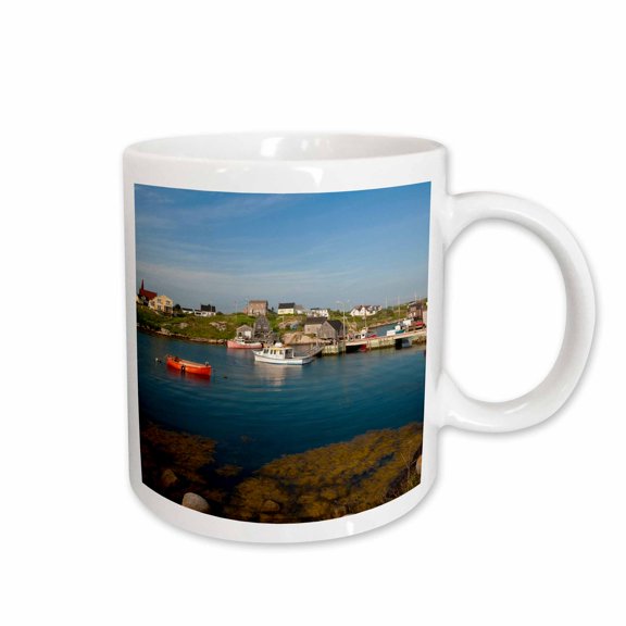 3drose, Peggys Cove Fishing Village, Nova Scotia, Canada-cn07 Mde0062 - Michael Defreitas, 11oz Mug